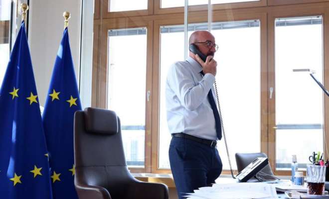 رئيس المجلس الأوروي طلب من بوتين إقامة ممر آمن من ماريوبول بعيد الفصح والتواصل مع زيلينسكي