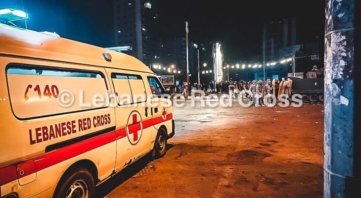 الصليب الأحمر: 35 جريحا تم نقلهم للمستشفيات ومعالجة 67 ميدانيا بطرابلس