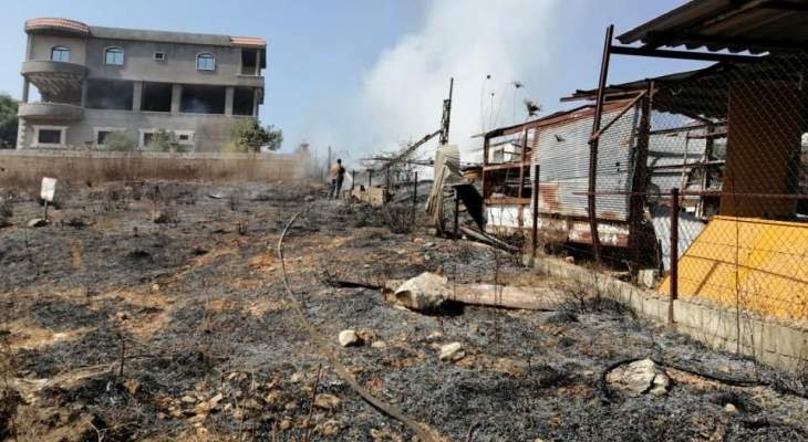 الدفاع المدني: إخماد 3 حرائق أعشاب يابسة في عيترون وحصرايل