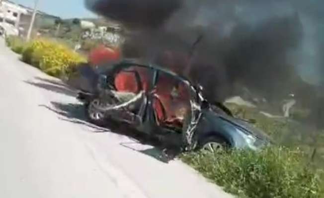 مسيّرة إسرائيلية استهدفت سيارة في عين بعال جنوبي لبنان