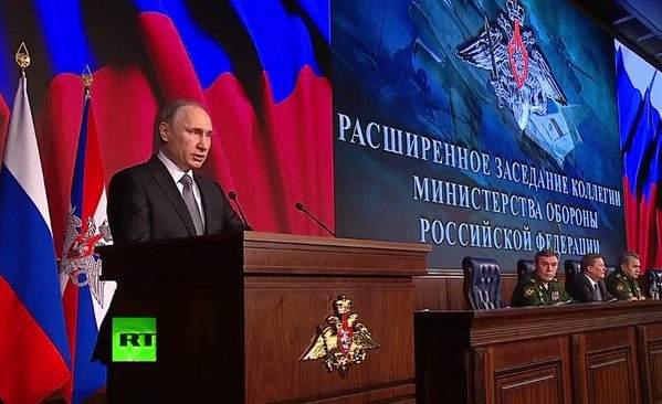 بوتين: القوات الروسية ألحقت خسائر فادحة بالبنية التحتية لداعش في سوريا