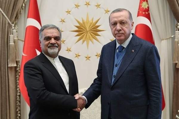 سفير إيران الجديد في تركيا قدّم أوراق اعتماده إلى ارودغان