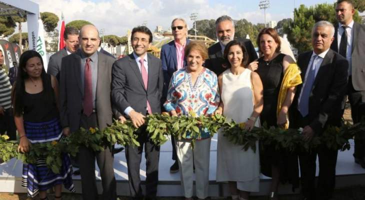 اللبنانية الاولى افتتحت معرض الحدائق ومهرجان الربيع في ميدان سباق الخيل