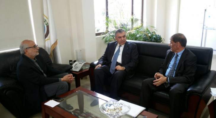 شهيب استقبل سفير أرمينيا وبحث معه العلاقات الثنائية