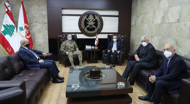 قائد الجيش بحث مع رئيس الجامعة اللبنانية الأميركية سبل تعزيز علاقات التعاون الأكاديمي