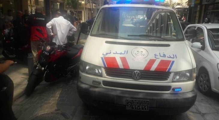 الدفاع المدني: جريح جراء حادث صدم في الحمرا - بيروت