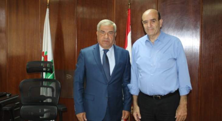 حناوي استقبل رئيس الاتحاد اللبناني للقوس والنشاب