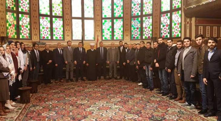 دريان التقى وفدا من المجمع الأعلى للطائفة الإنجيلية في سوريا ولبنان