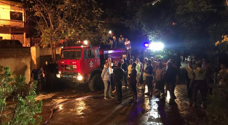 جمعية الرسالة والدفاع المدني أخمدا حريقا كبيرا بشقة سكنية في طيردبا