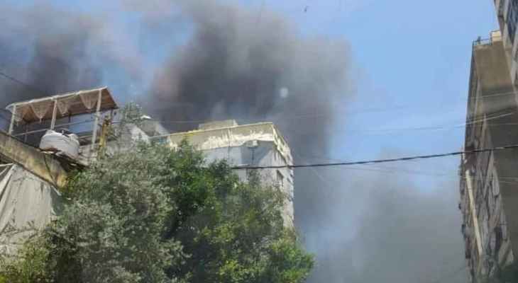 معلومات عن سماع دوي انفجار في منطقة قصقص في بيروت نتيجة اندلاع حريق بمولد كهربائي