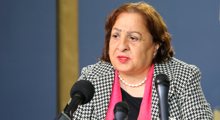 وزيرة الصحة الفلسطينية: تسجيل 424 إصابة جديدة بـ&quot;كورونا&quot; وثلاث وفيات