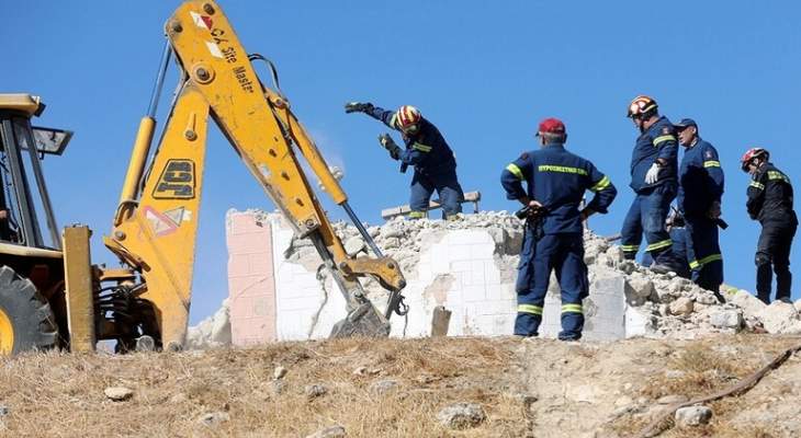 قتيل و9 جرحى بزلزال جزيرة كريت اليونانية