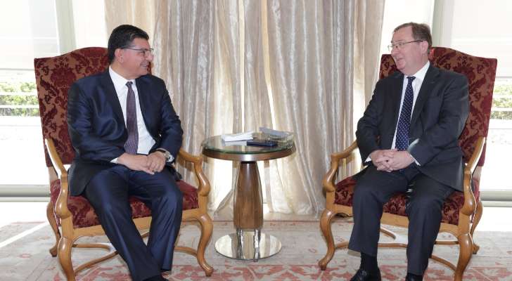 بهاء الحريري عرض مع سفير بريطانيا مشروعه السياسي الإنمائي والمستجدات في لبنان والمنطقة