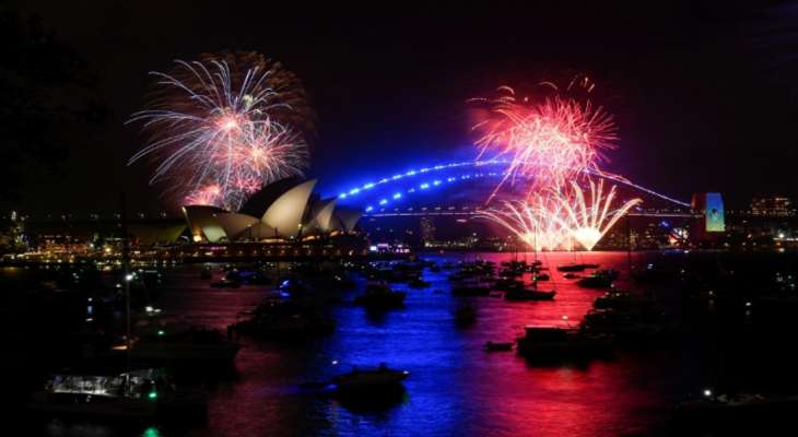 نيوزيلندا وأستراليا اول المحتفلين بدخول العام 2023