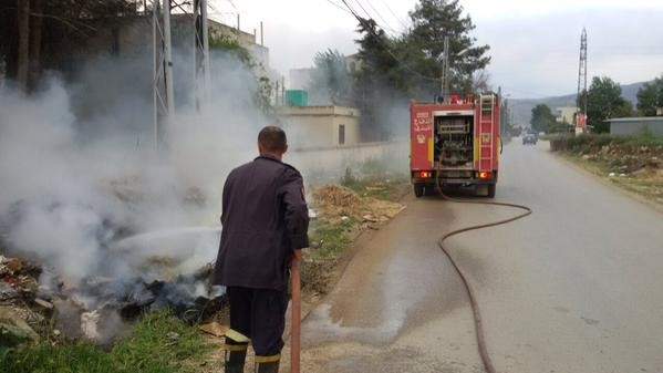 الدفاع المدني: إخماد حريق حرج في منطقة حرش تابت-سن الفيل