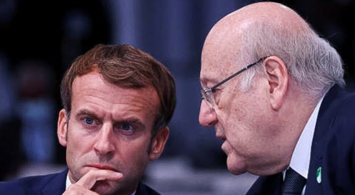 رئاسة الحكومة: ماكرون اكد خلال لقاء ميقاتي على تمسك فرنسا باستقرار لبنان السياسي والاقتصادي