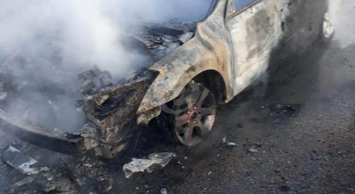 النشرة: الدفاع المدني أخمد حريقا اندلع في سيارة قرب بلدة عدلون