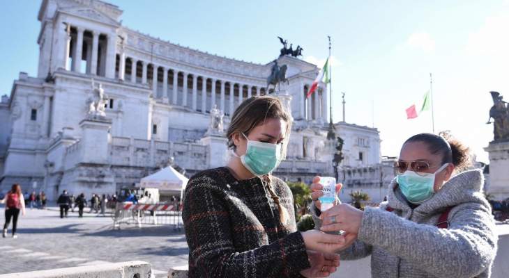 الصحة الإيطالية: تسجيل 59 وفاة و1968 إصابة جديدة بكورونا