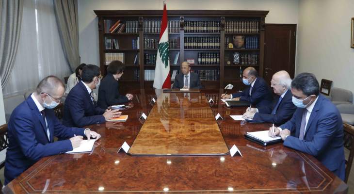 الرئيس عون: اللقاءات متواصلة مع ميقاتي لانجاز تشكيل الحكومة في اسرع وقت ممكن