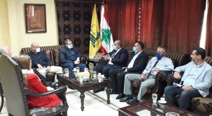 حزب الله بصيدا يستقبل وفدا من الوطني الحر الاوضاع في لبنان والمنطقة