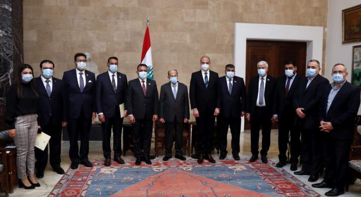 الرئيس عون: نقدّر للعراق موافقته على طلب لبنان تزويده بالنفط الخام