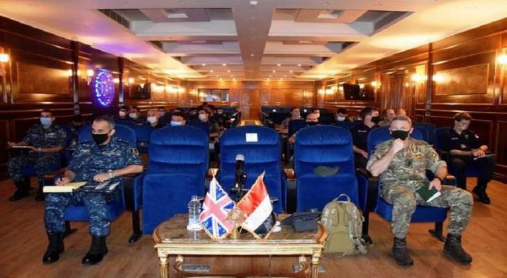 تدريب مشترك للبحريتين المصرية والبريطانية في المتوسط