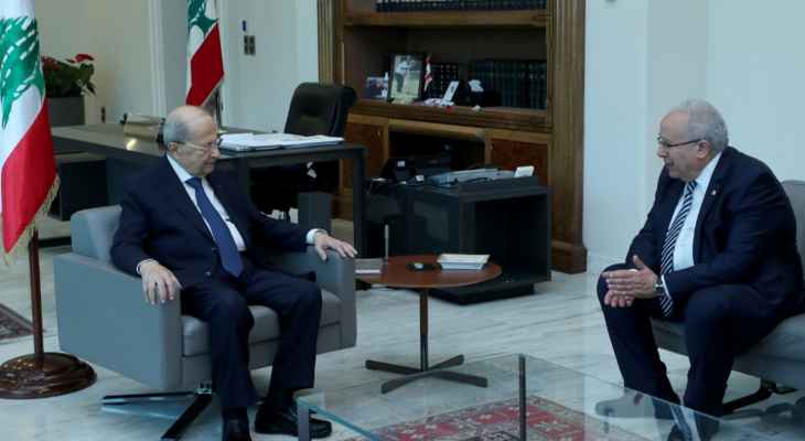 عون بعد لقاء وزير خارجية الجزائر: لعدم التهاون في الحرب على الارهاب وقضايا اللجوء او النزوح
