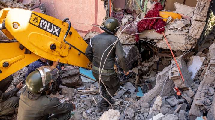 ارتفاع حصيلة ضحايا زلزال المغرب إلى 1037 قتيلا و1204 إصابات بينها 721 حالة حرجة