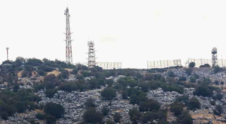 "المنار": تمشيط إسرائيلي بالرشاشات في موقع رويسات العلم وسقوط صاروخ بخراج كفرحمام