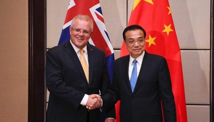 رئيسا وزراء أستراليا والصين تعهدا بالعمل على إصلاح العلاقات الثنائية