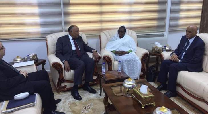شكري: مصر تدعم رفع اسم السودان عن القائمة الأميركية للدول الراعية للإرهاب