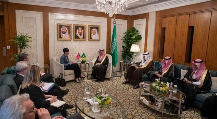 وزير الخارجية السعودي يستقبل نظيرته النروجية في الرياض