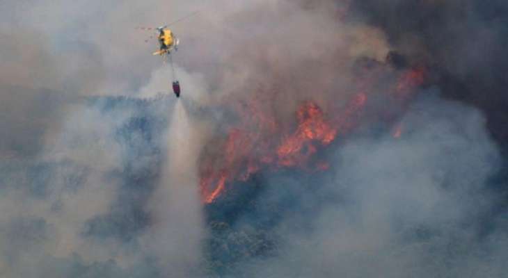 فرق الإطفاء الإسبانية تكافح حرائق غابات وسط ارتفاع قياسي في درجات الحرارة