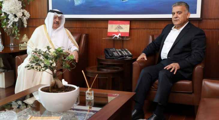عباس ابراهيم بحث مع السفير القطري الأوضاع العامة في لبنان والمنطقة