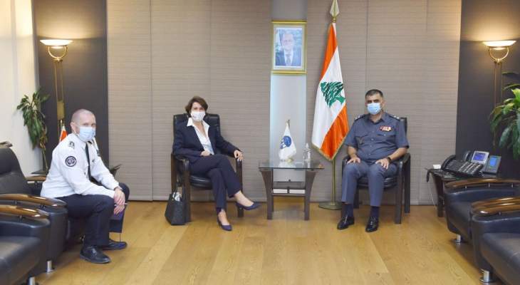 اللواء عثمان بحث مع السفيرة الفرنسية الجديدة في لبنان الأوضاع الأمنية العامة في البلاد