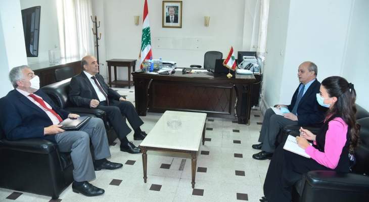 وزير الخارجية بحث مع سفير إسبانيا بالتحضيرات لزيارة نظيره لبنان الأسبوع المقبل
