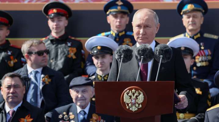 بوتين بمناسبة "عيد النصر": العالم يشهد "نقطة تحول" والغرب يريد تدمير روسيا