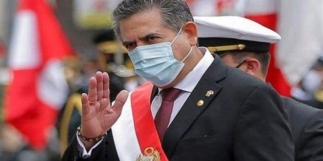 رئيس بيرو المؤقت يعلن استقالته بعد احتجاجات دامية