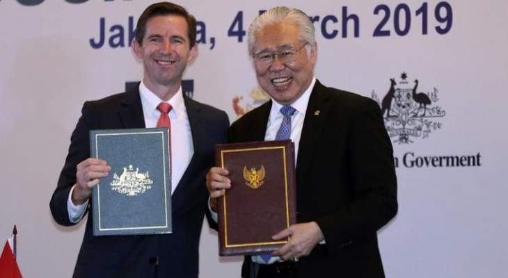 توقيع اتفاق تجاري بين إندونيسيا وأستراليا تبلغ قيمته مليارات الدولارات