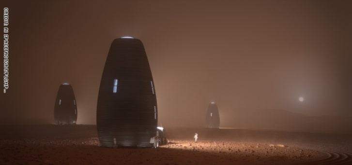ناسا تصمم منازل بتقنية ثلاثية الأبعاد ستستخدم على سطح المريخ