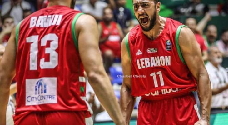 تقدم منتخب لبنان على كازاخستان بنتيجة 33-23 في بطولة آسيا لكرة السلة