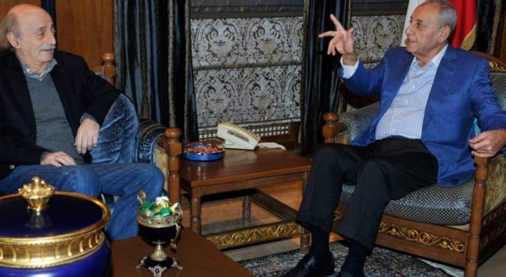 الأنباء:بري وجنبلاط حزما أمرهما لخوض الاشتباك السياسي الدستوري ضد عون والحريري