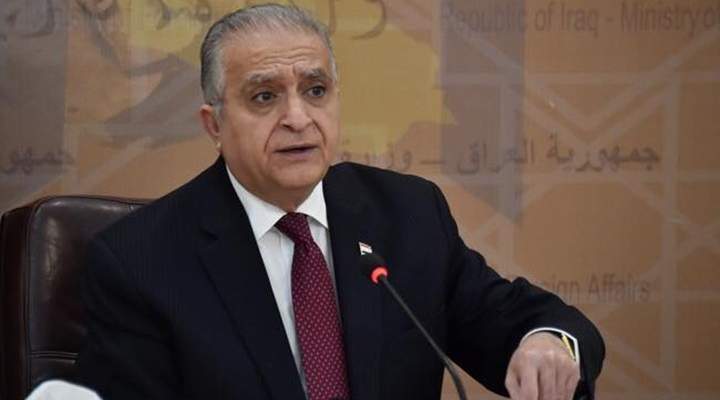 وزير خارجية العراق: ندعو إلى استعادة سوريا لمقعدها في الجامعة العربية