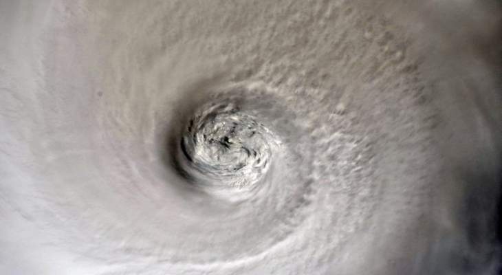 مشاهد مرعبة لإعصار دوريان كما شوهد من محطة الفضاء