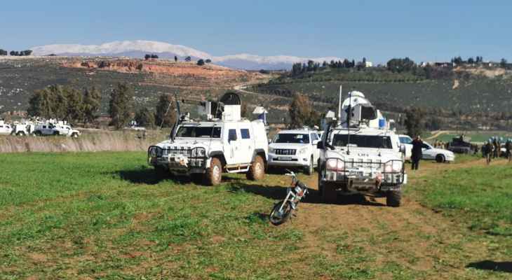 "اليونيفيل" استقدمت تعزيزات إضافية إلى حدود المطلة للفصل بين الجيش اللبناني والقوات الإسرائيلية
