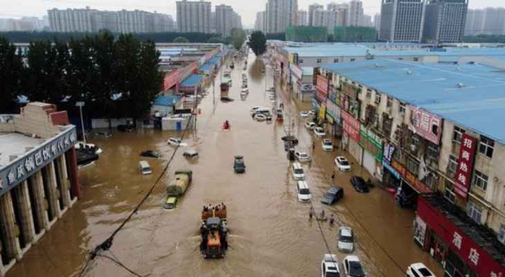 السلطات الصينية أطلقت استجابة طارئة من المستوى الرابع للسيطرة على الفيضانات شمال البلاد