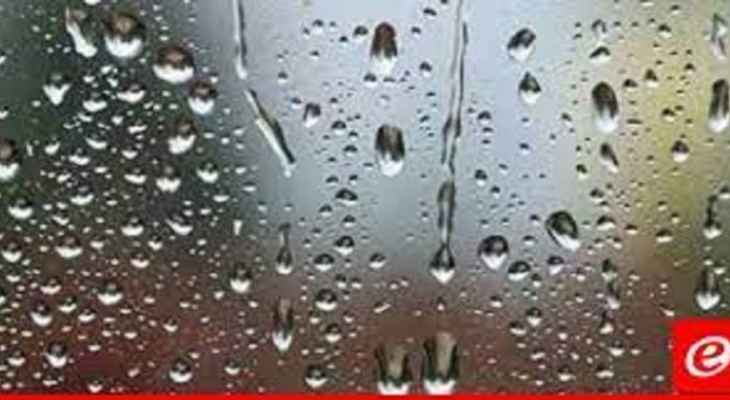 "النشرة": تساقط الأمطار بغزارة على منطقة حاصبيا مصحوبة بعواصف رعدية وبرق