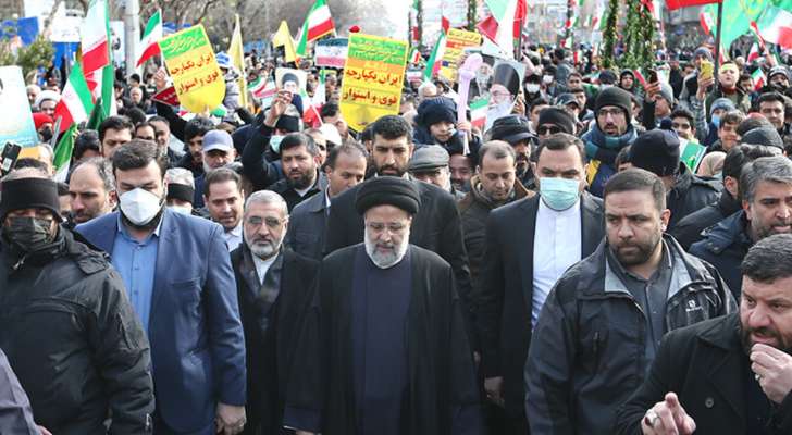 مسيرات حاشدة في إيران لإحياء الذكرى الـ44 لانتصار الثورة الإسلامية