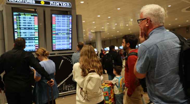 إلغاء العديد من الرحلات الجوية إلى تل أبيب يومَي السبت والأحد بسبب الوضع الأمني