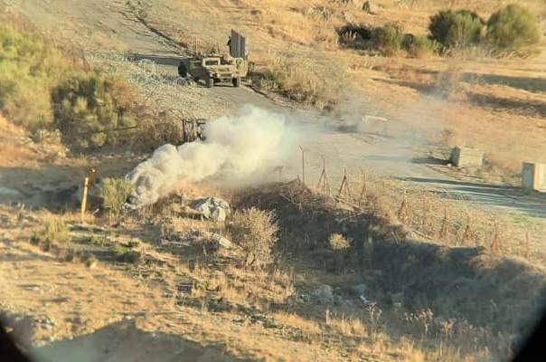 النشرة: دورية إسرائيلية ألقت قنبلتين دخانيتين بمحاذاة السياج الحدودي ولا أضرار